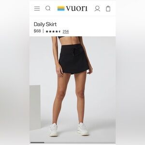 Vuori Daily Skirt